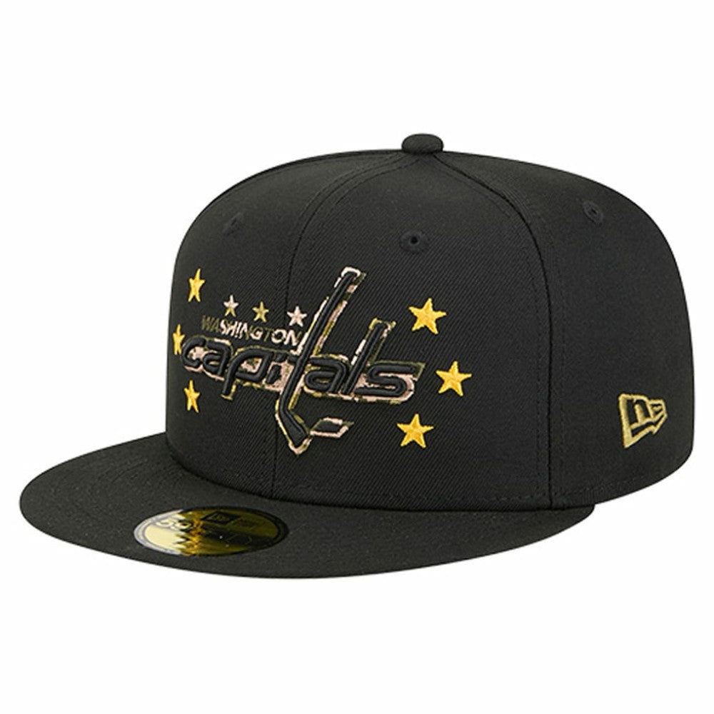 Washington Capitals New Era Military Appreciation Digital Camo Stars 59FIFTY Fitted Hat For Sale