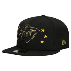 Minnesota Wild New Era Military Appreciation Digital Camo Stars 59FIFTY Fitted Hat For Sale