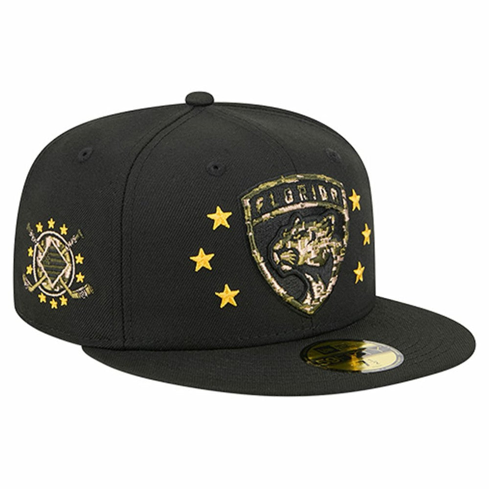 Florida Panthers New Era Military Appreciation Digital Camo Stars 59FIFTY Fitted Hat On Sale