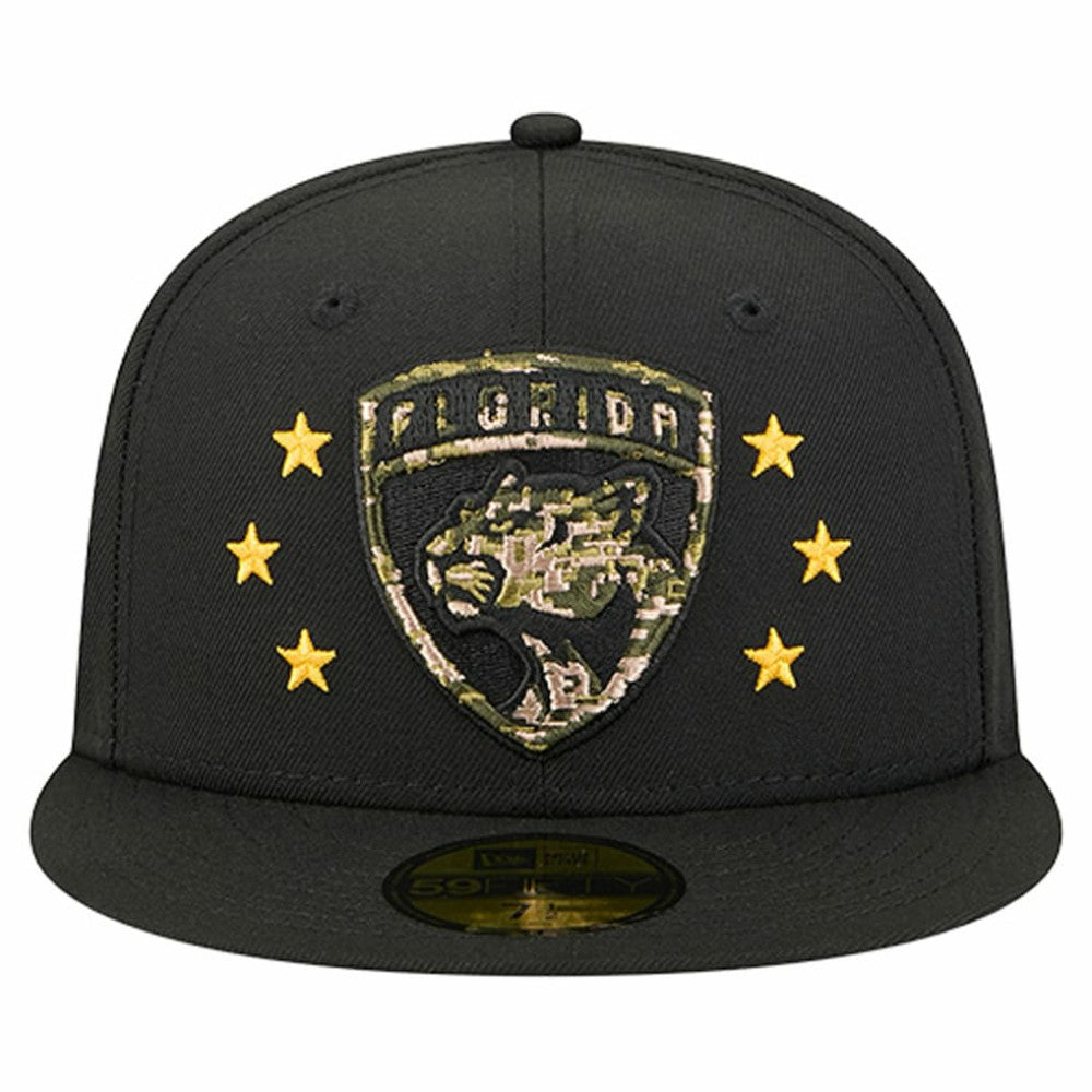 Florida Panthers New Era Military Appreciation Digital Camo Stars 59FIFTY Fitted Hat On Sale