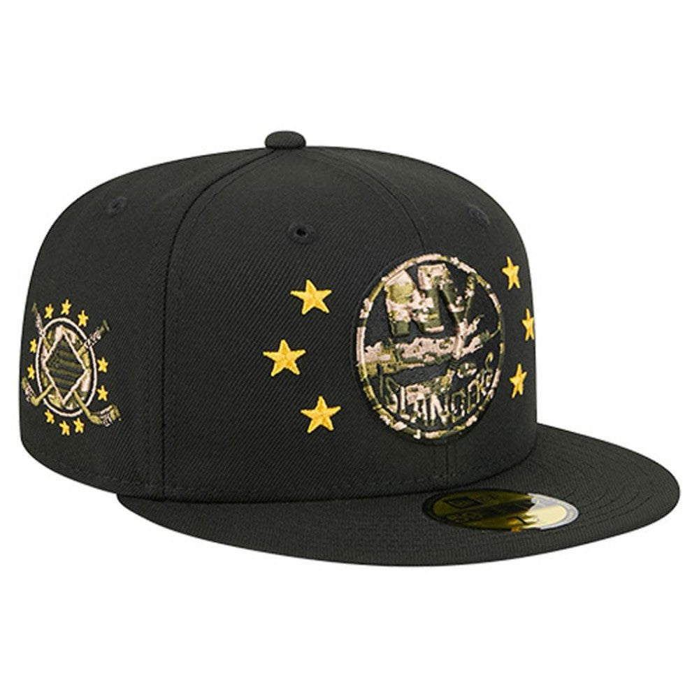 New York Islanders New Era Military Appreciation Digital Camo Stars 59FIFTY Fitted Hat Discount