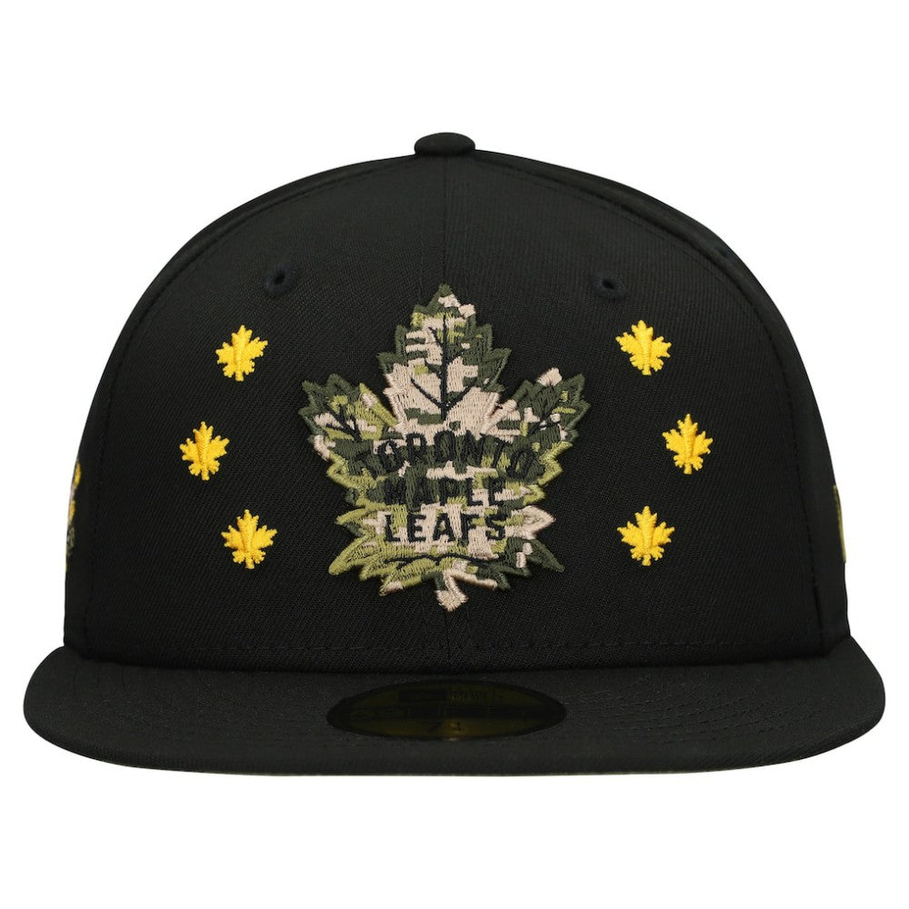 Toronto Maple Leafs New Era Military Appreciation Digital Camo Stars 59FIFTY Fitted Hat On Sale