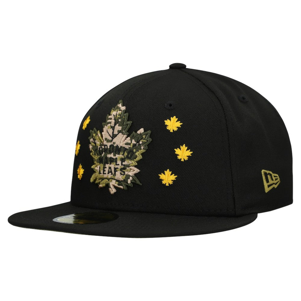 Toronto Maple Leafs New Era Military Appreciation Digital Camo Stars 59FIFTY Fitted Hat On Sale