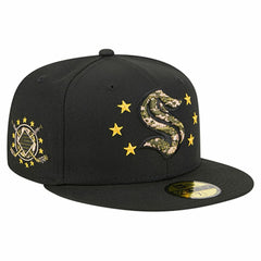 Seattle Kraken New Era Military Appreciation Digital Camo Stars 59FIFTY Fitted Hat For Sale