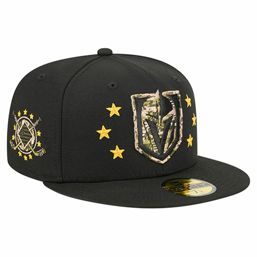 Vegas Golden Knights New Era Military Appreciation Digital Camo Stars 59FIFTY Fitted Hat Outlet