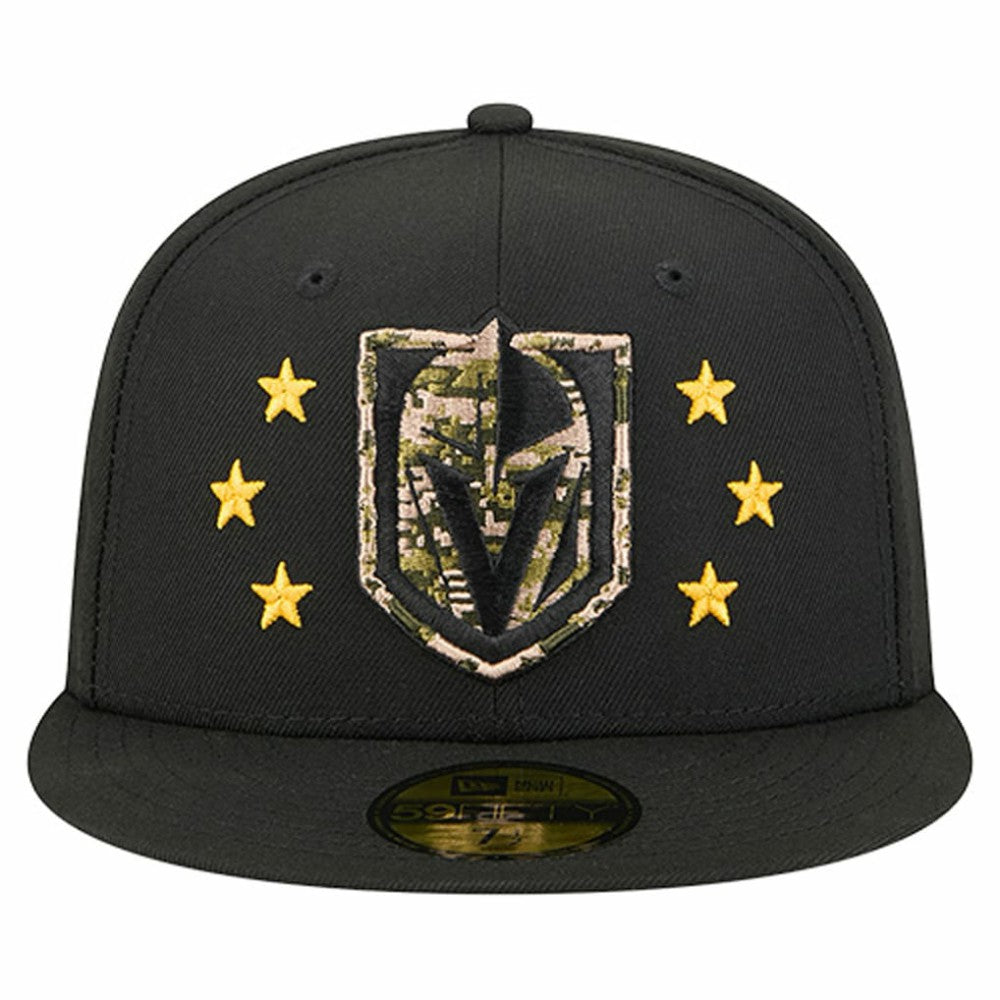 Vegas Golden Knights New Era Military Appreciation Digital Camo Stars 59FIFTY Fitted Hat Outlet