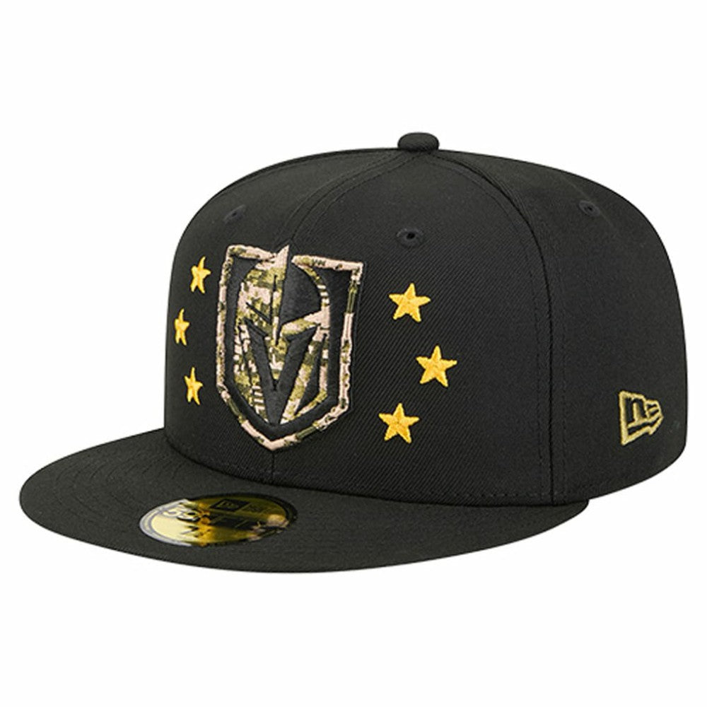 Vegas Golden Knights New Era Military Appreciation Digital Camo Stars 59FIFTY Fitted Hat Outlet