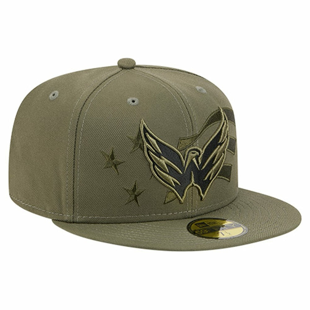 Washington Capitals New Era Military Appreciation Flag 59FIFTY Fitted Hat Sale