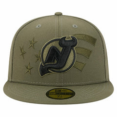 New Jersey Devils New Era Military Appreciation Flag 59FIFTY Fitted Hat Sale