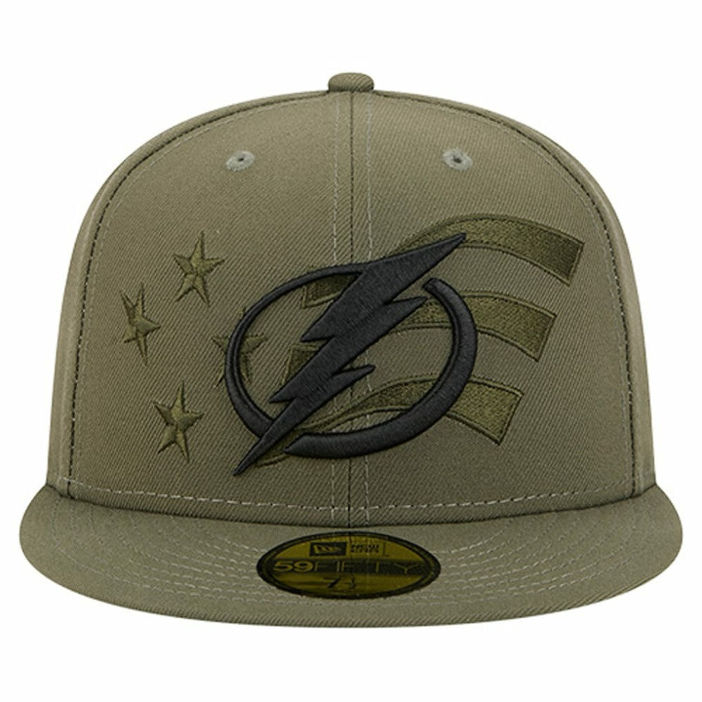Tampa Bay Lightning New Era Military Appreciation Flag 59FIFTY Fitted Hat Discount