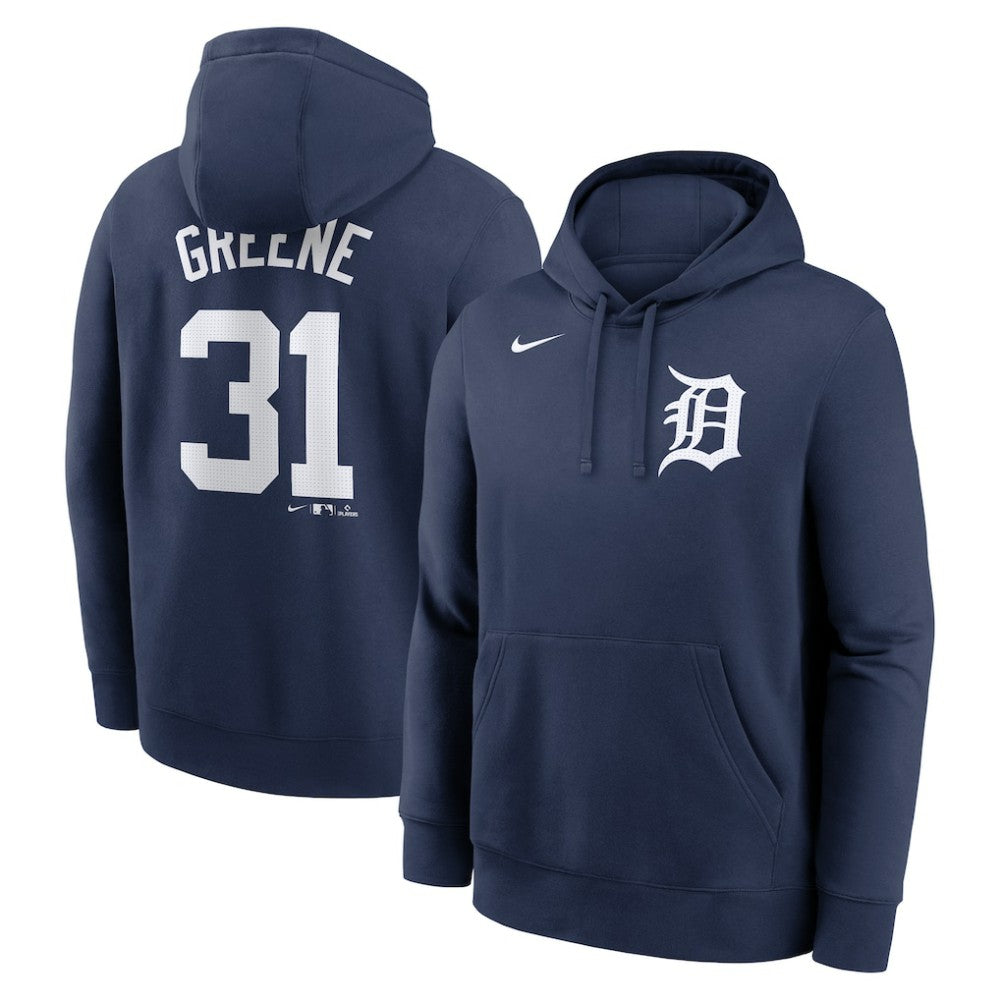 Riley Greene Detroit Tigers Nike Player Name & Number Club Fleece Pullover Hoodie | MLB Outlet