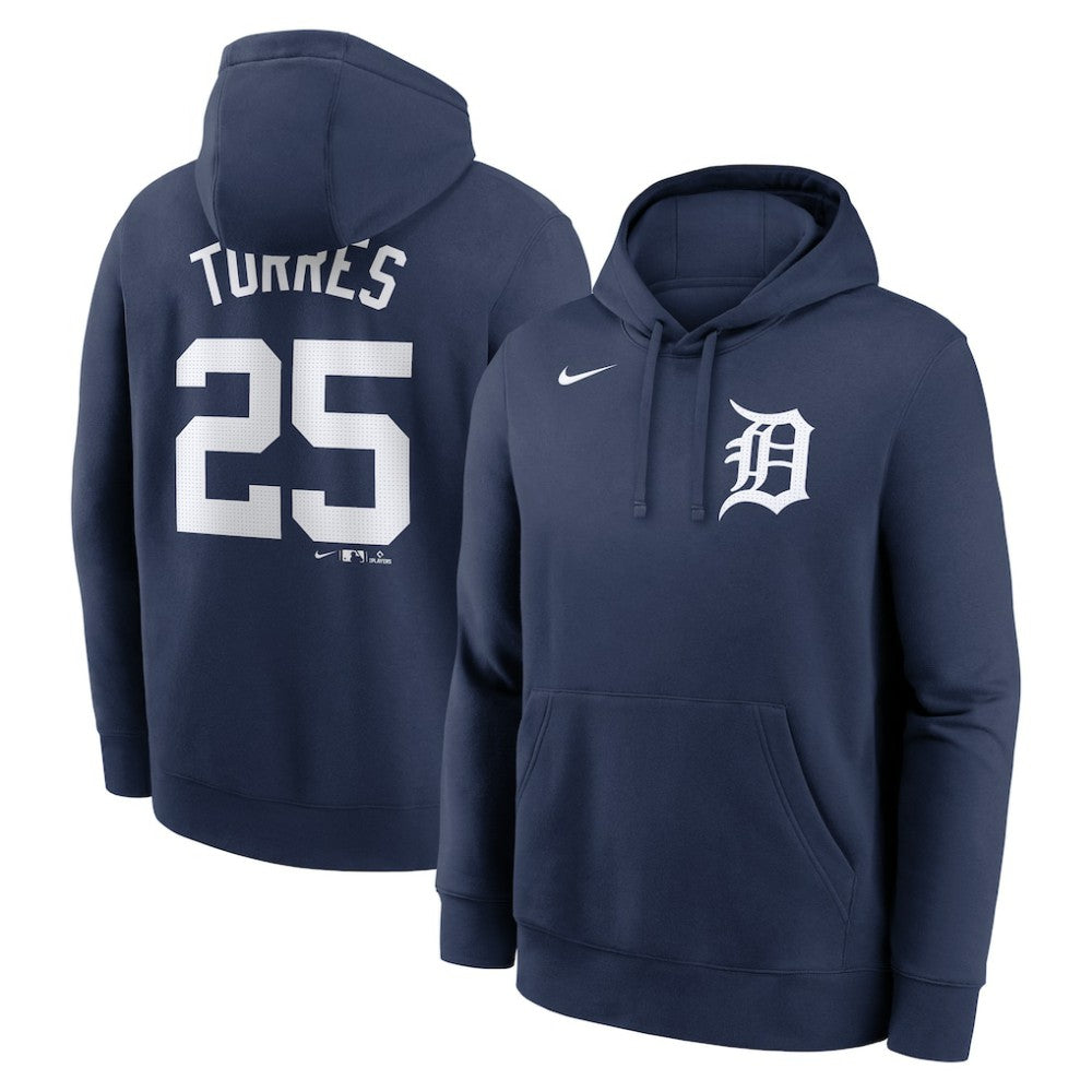 Gleyber Torres Detroit Tigers Nike Player Name & Number Club Fleece Pullover Hoodie | MLB For sale