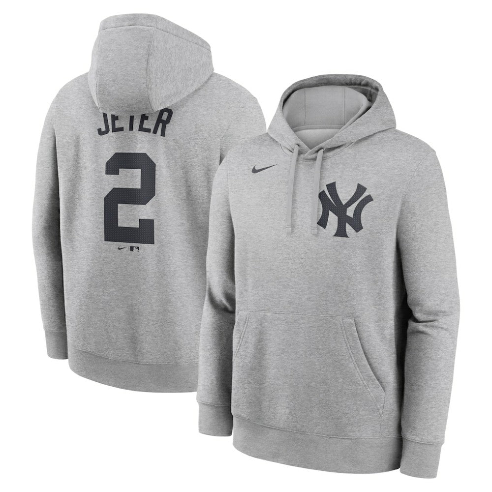 Derek Jeter New York Yankees Nike Player Name & Number Club Fleece Pullover Hoodie | MLB For sale