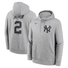 Derek Jeter New York Yankees Nike Player Name & Number Club Fleece Pullover Hoodie | MLB For sale