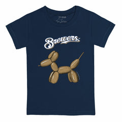 Milwaukee Brewers Tiny Turnip Youth Balloon Dog T-Shirt | MLB US