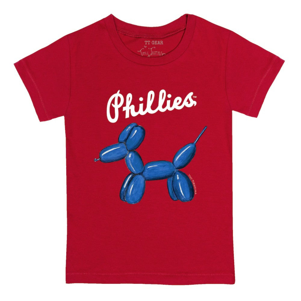 Philadelphia Phillies Tiny Turnip Youth Balloon Dog T-Shirt | MLB For sale