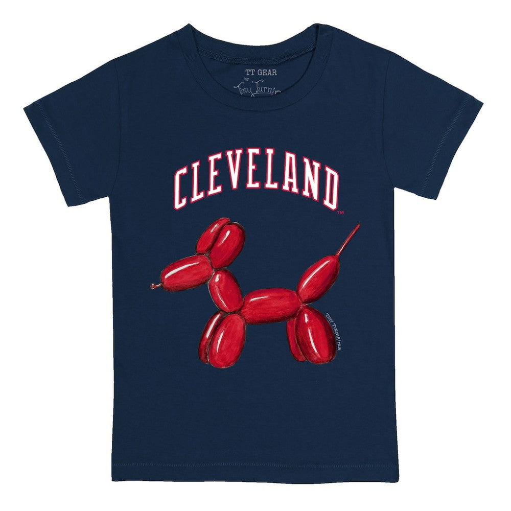 Cleveland Guardians Tiny Turnip Youth Balloon Dog T-Shirt | MLB Shop