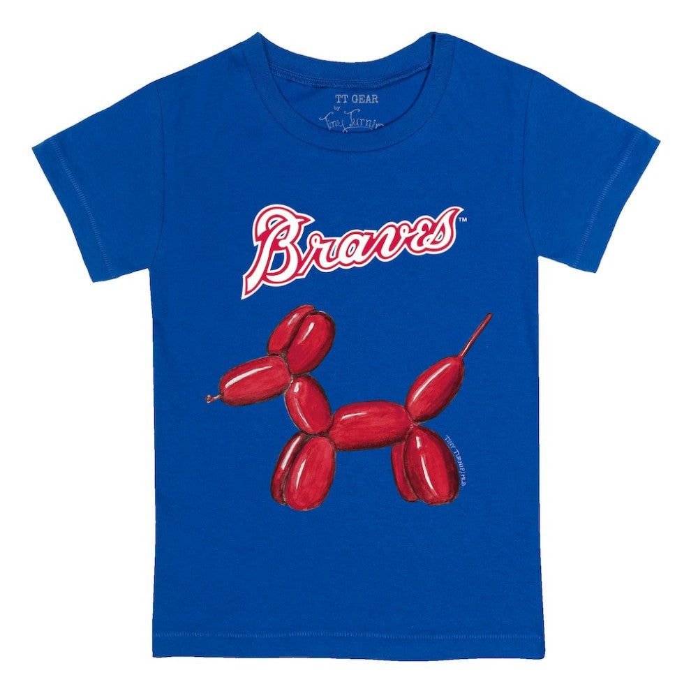 Atlanta Braves Tiny Turnip Youth Balloon Dog T-Shirt | MLB Outlet