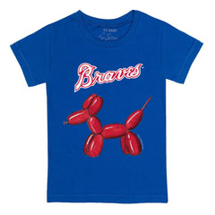 Atlanta Braves Tiny Turnip Youth Balloon Dog T-Shirt | MLB Outlet