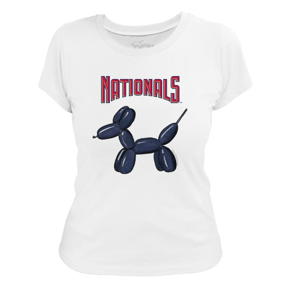 Washington Nationals Tiny Turnip Women's Balloon Dog T-Shirt | MLB Outlet