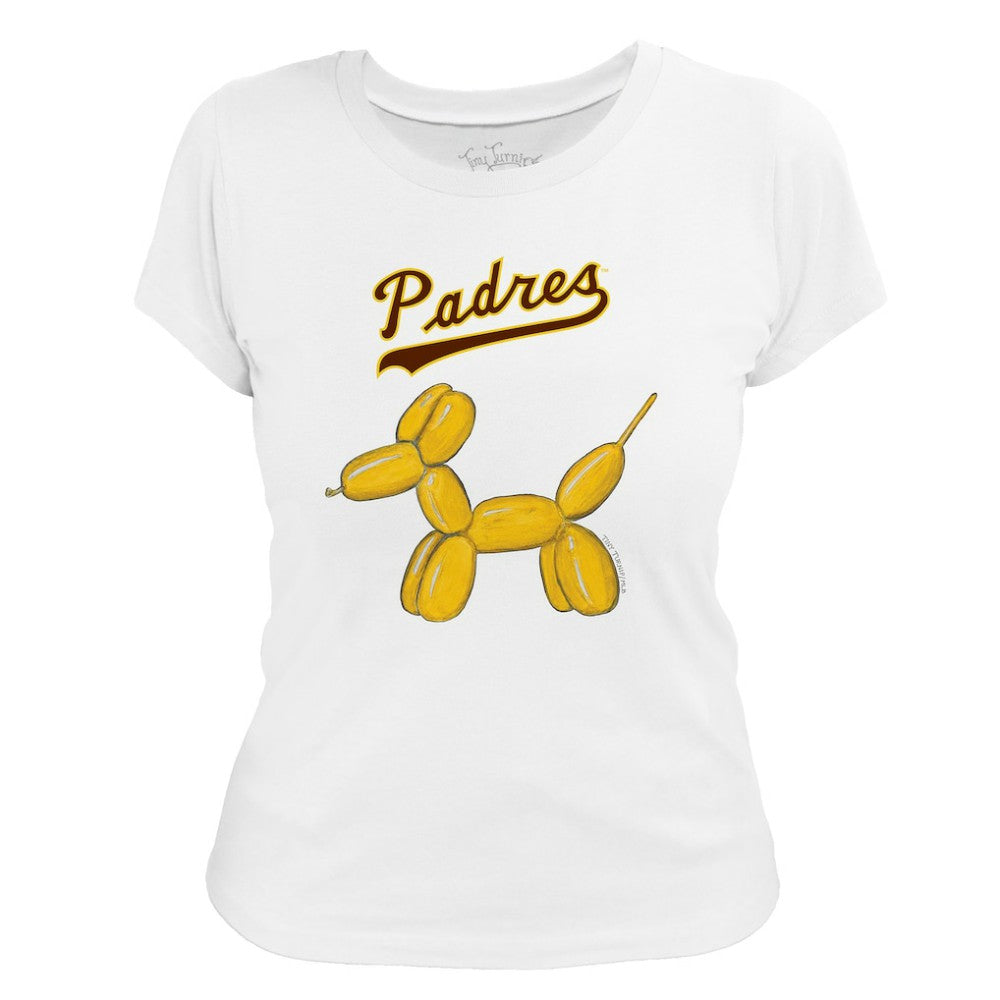 San Diego Padres Tiny Turnip Women's Balloon Dog T-Shirt | MLB Shop