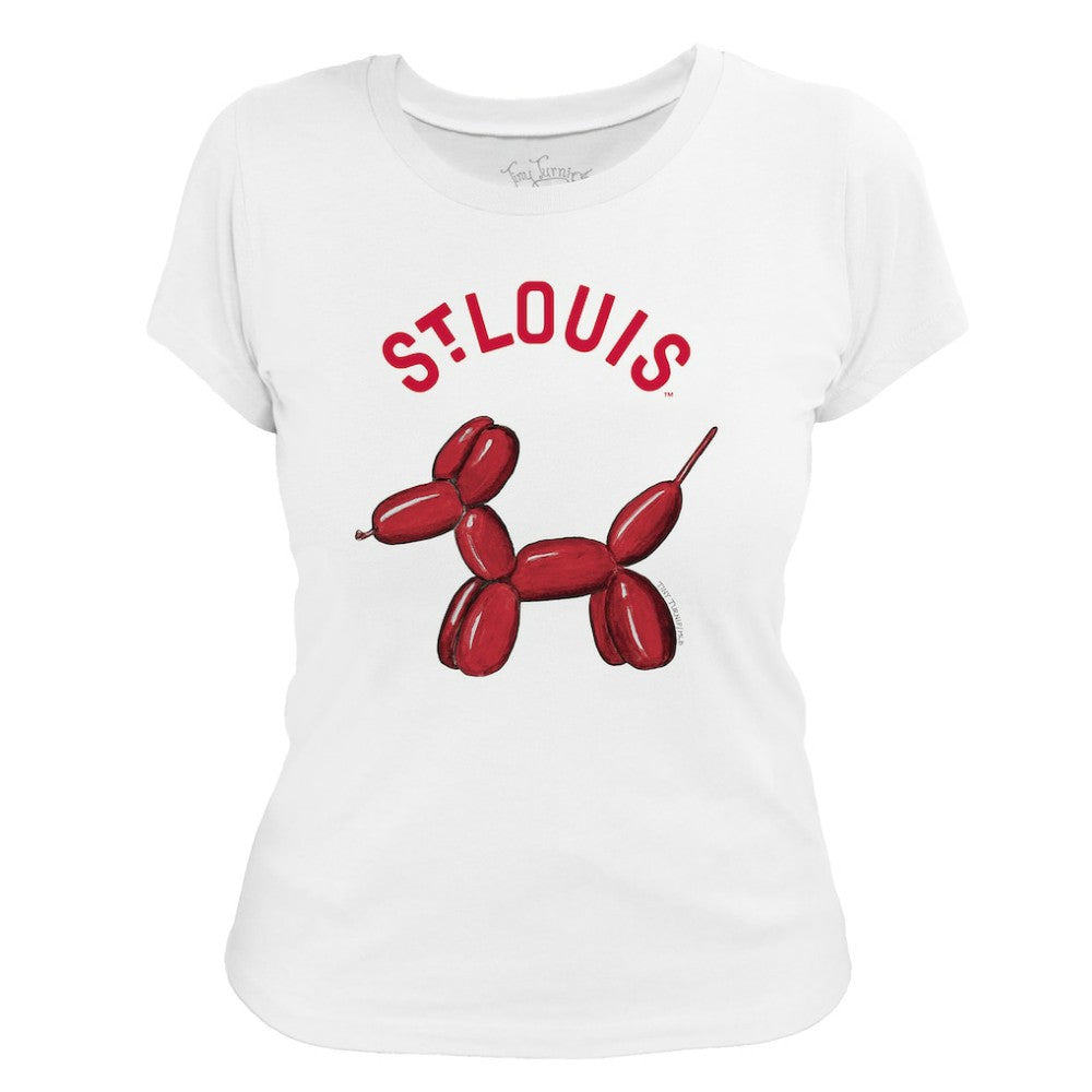 St. Louis Cardinals Tiny Turnip Women's Balloon Dog T-Shirt | MLB Online
