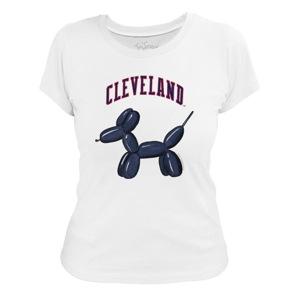 Cleveland Guardians Tiny Turnip Women's Balloon Dog T-Shirt | MLB Outlet