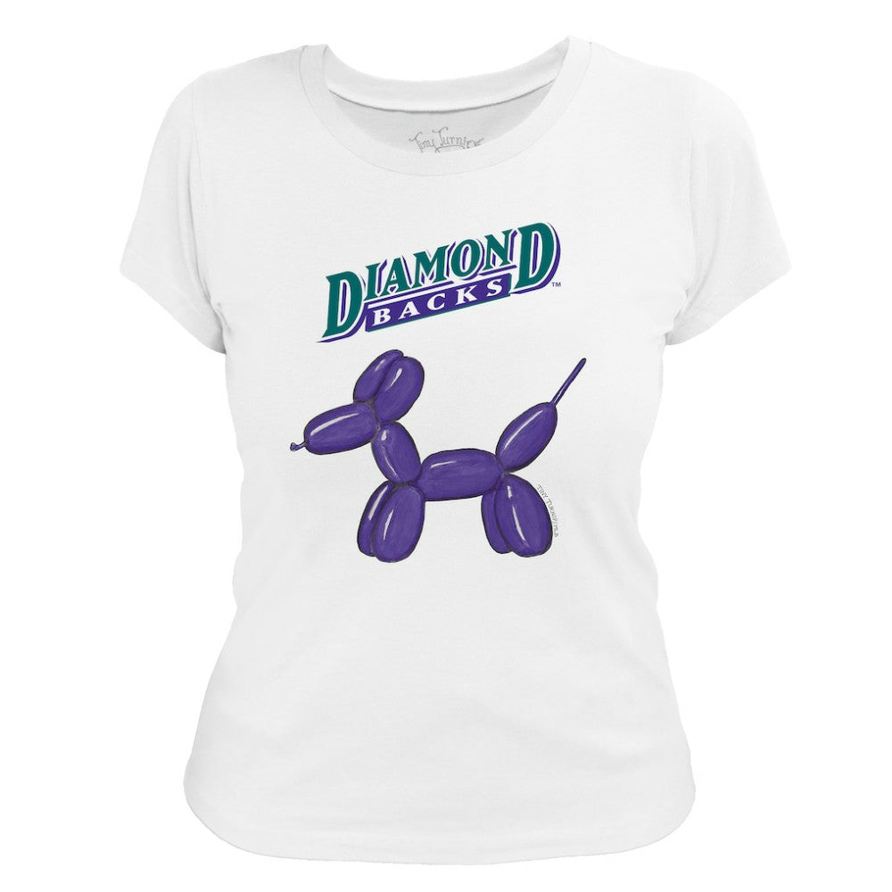Arizona Diamondbacks Tiny Turnip Women's Balloon Dog T-Shirt | MLB Outlet