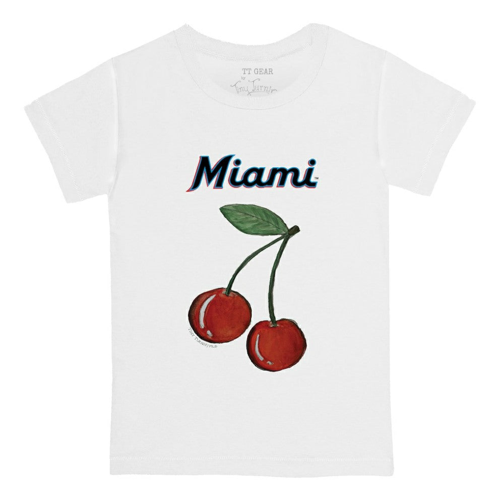 Miami Marlins Tiny Turnip  Youth Cherries T-Shirt | MLB New