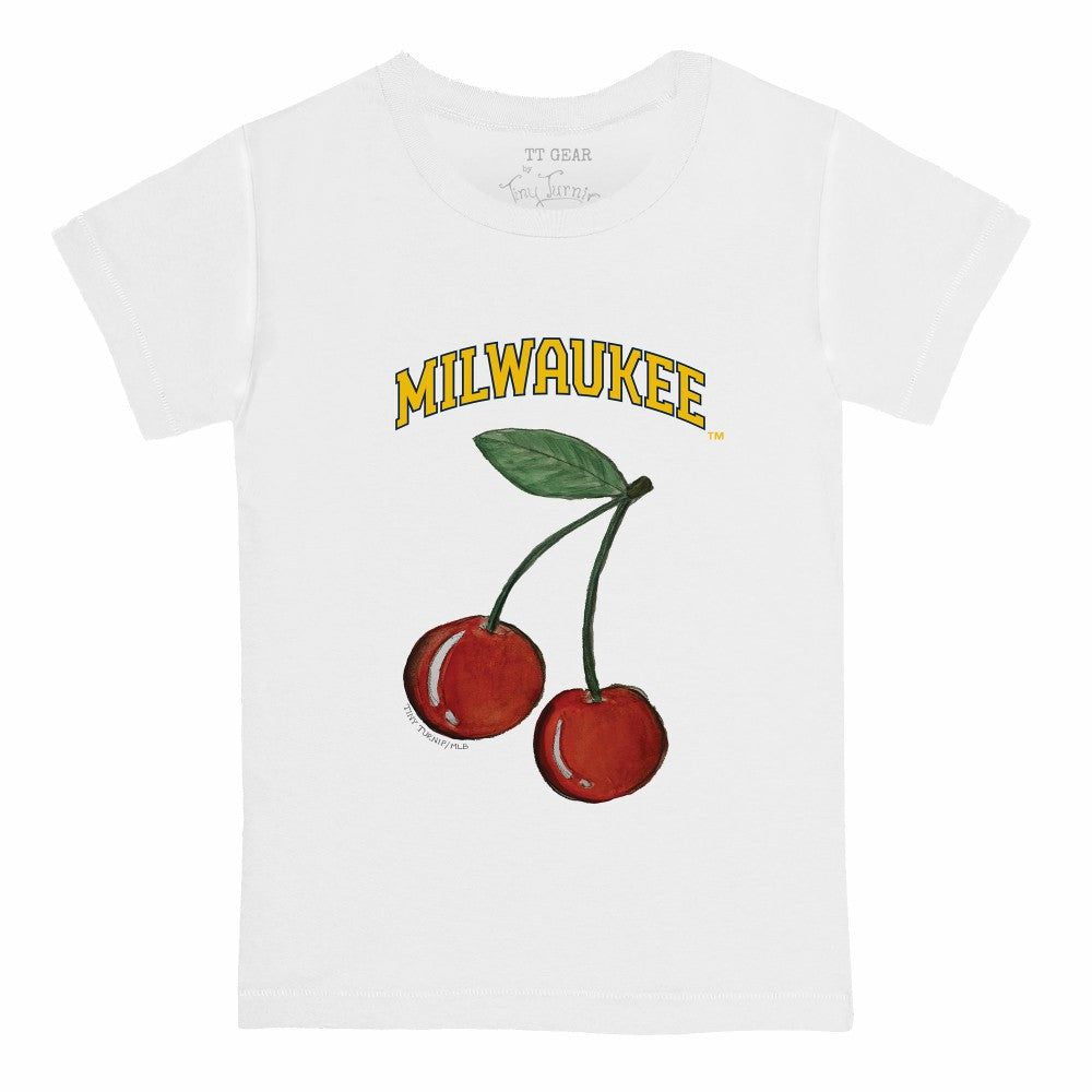 Milwaukee Brewers Tiny Turnip  Youth Cherries T-Shirt | MLB On Sale