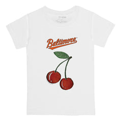 Baltimore Orioles Tiny Turnip  Youth Cherries T-Shirt | MLB Near me