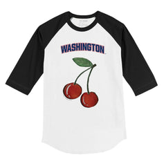 Washington Nationals Tiny Turnip Youth Cherries 3/4-Sleeve Raglan Baseball T-Shirt | MLB Shop