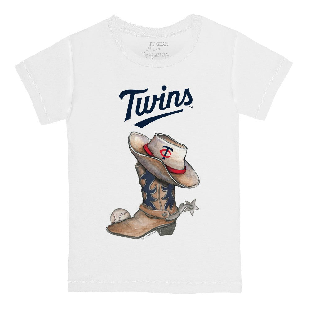 Minnesota Twins Tiny Turnip Youth Cowboy Boot T-Shirt | MLB On Sale