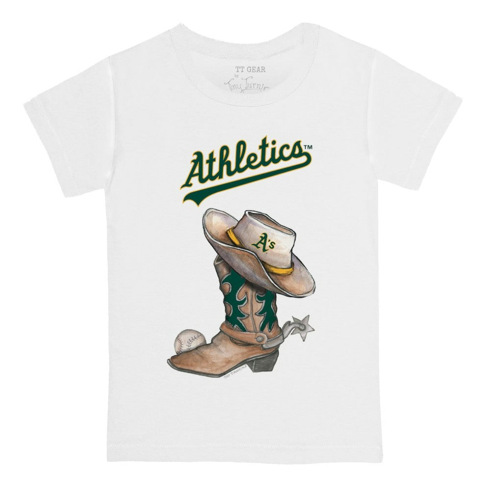 Athletics Tiny Turnip Youth Cowboy Boot T-Shirt | MLB On Sale