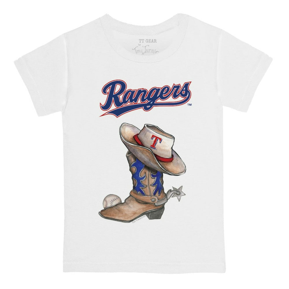Texas Rangers Tiny Turnip Youth Cowboy Boot T-Shirt | MLB Shop