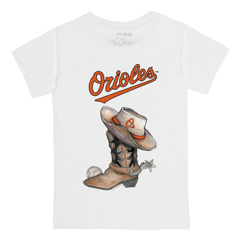 Baltimore Orioles Tiny Turnip Youth Cowboy Boot T-Shirt | MLB Online