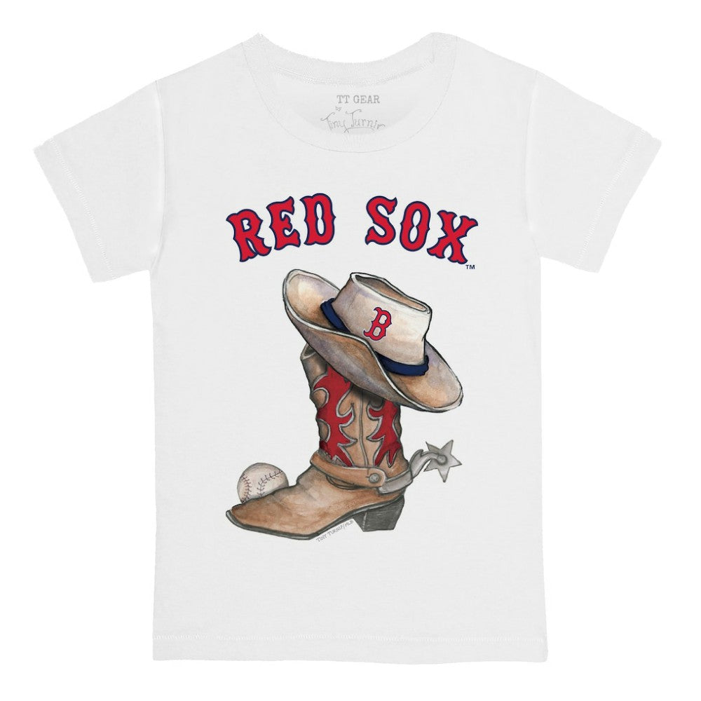 Boston Red Sox Tiny Turnip Youth Cowboy Boot T-Shirt | MLB US