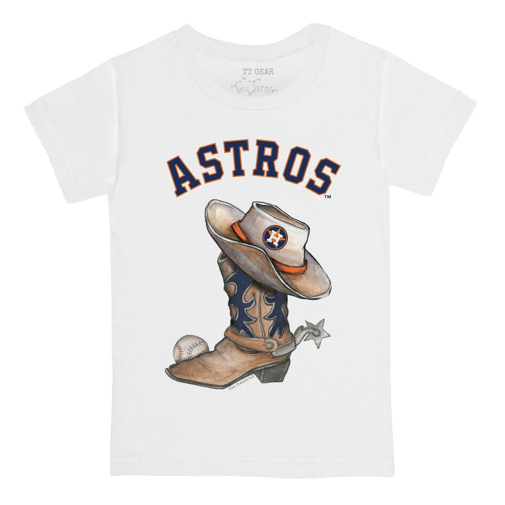 Houston Astros Tiny Turnip Youth Cowboy Boot T-Shirt | MLB New
