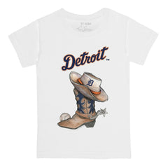 Detroit Tigers Tiny Turnip Youth Cowboy Boot T-Shirt | MLB Outlet