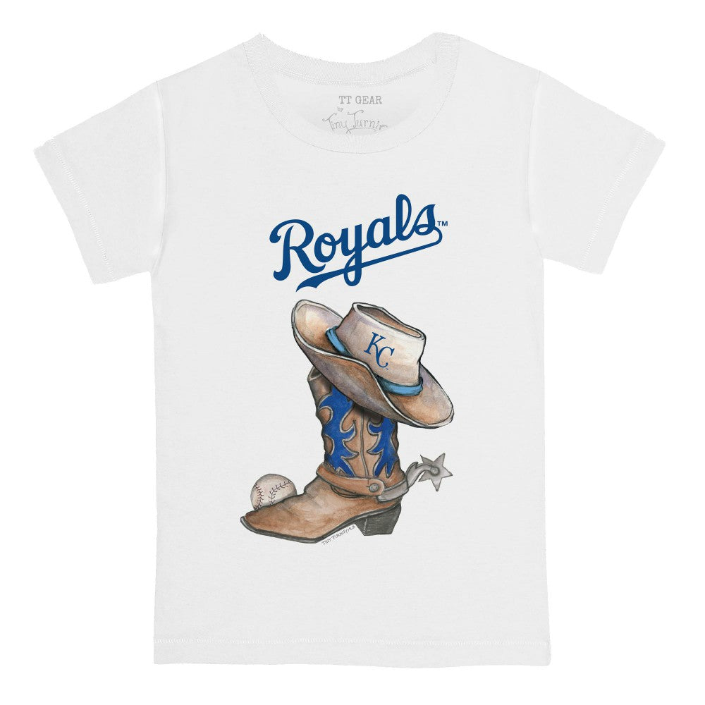 Kansas City Royals Tiny Turnip Youth Cowboy Boot T-Shirt | MLB Sale