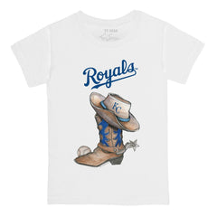Kansas City Royals Tiny Turnip Youth Cowboy Boot T-Shirt | MLB Sale