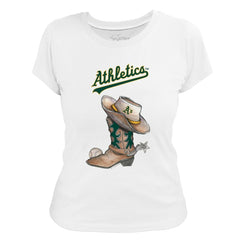 Athletics Tiny Turnip Women's Cowboy Boot T-Shirt | MLB US