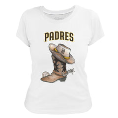 San Diego Padres Tiny Turnip Women's Cowboy Boot T-Shirt | MLB Near me