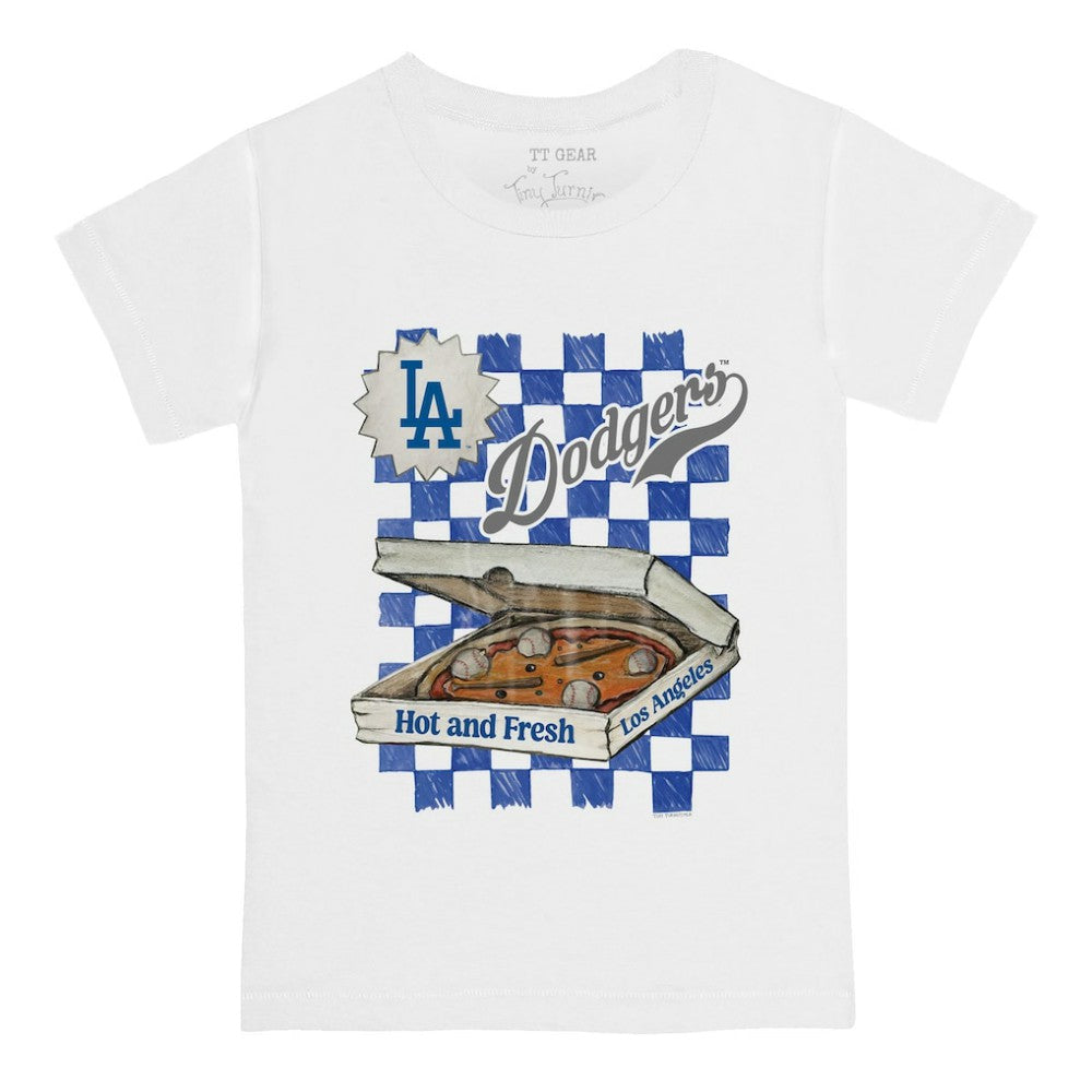Los Angeles Dodgers Tiny Turnip Youth Pizza T-Shirt | MLB On Sale
