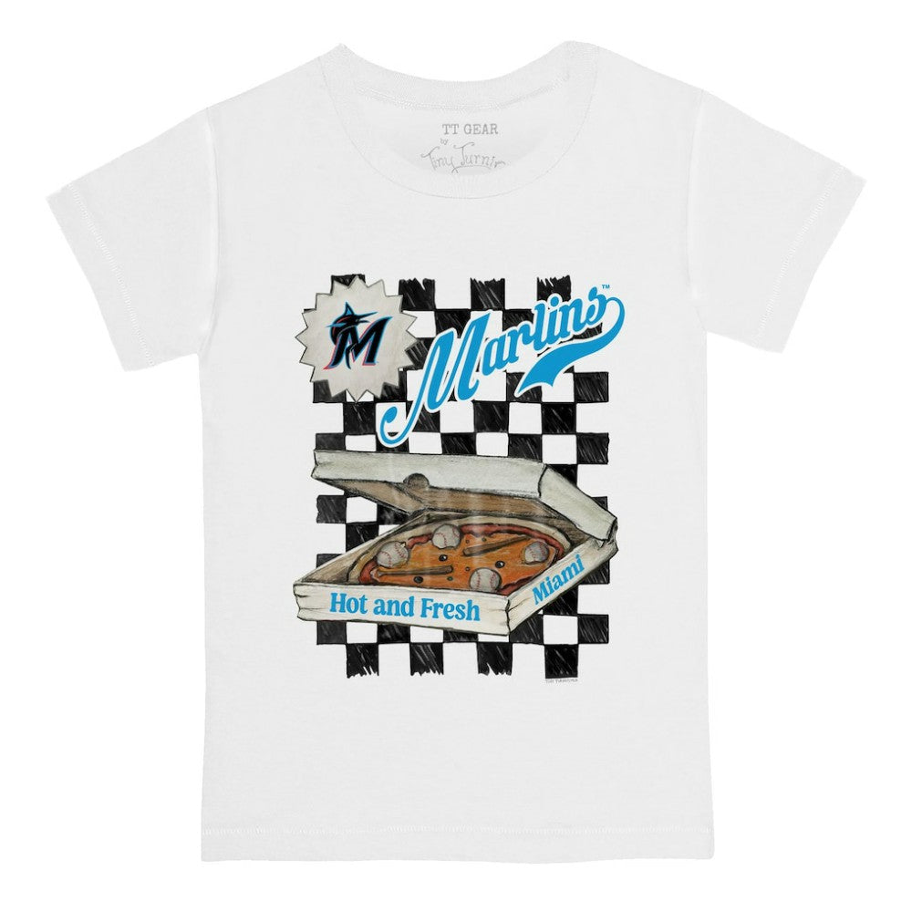 Miami Marlins Tiny Turnip Youth Pizza T-Shirt | MLB Shop
