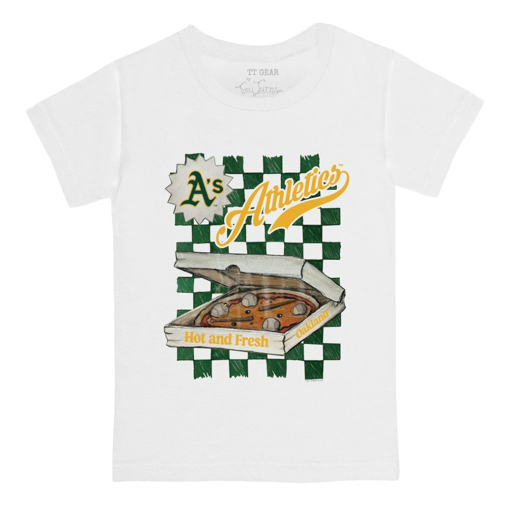 Athletics Tiny Turnip Youth Pizza T-Shirt | MLB Sale