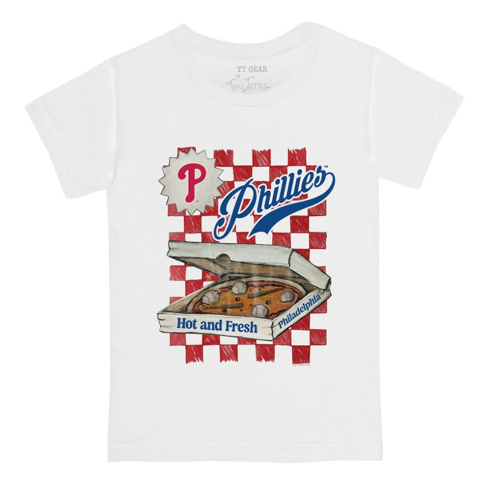 Philadelphia Phillies Tiny Turnip Youth Pizza T-Shirt | MLB Discount