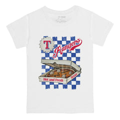 Texas Rangers Tiny Turnip Youth Pizza T-Shirt | MLB US