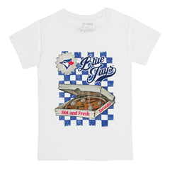 Toronto Blue Jays Tiny Turnip Youth Pizza T-Shirt | MLB Outlet