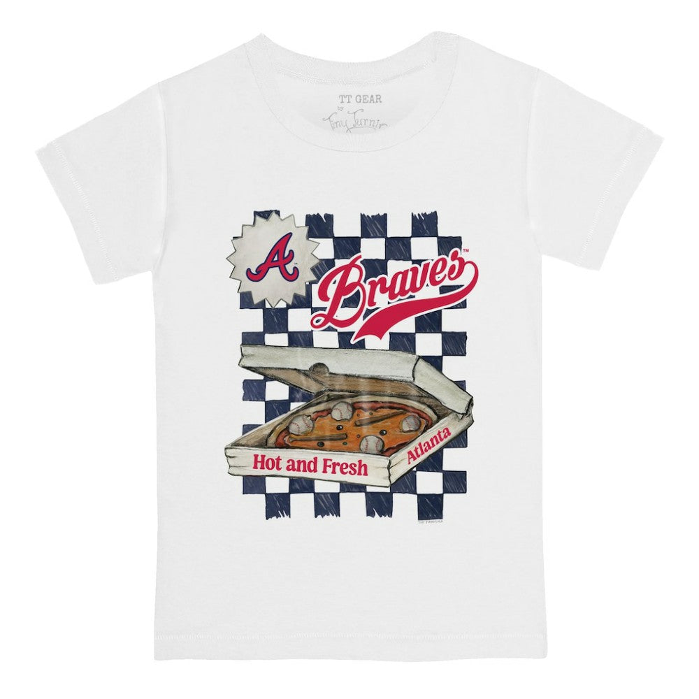 Atlanta Braves Tiny Turnip Youth Pizza T-Shirt | MLB Shop
